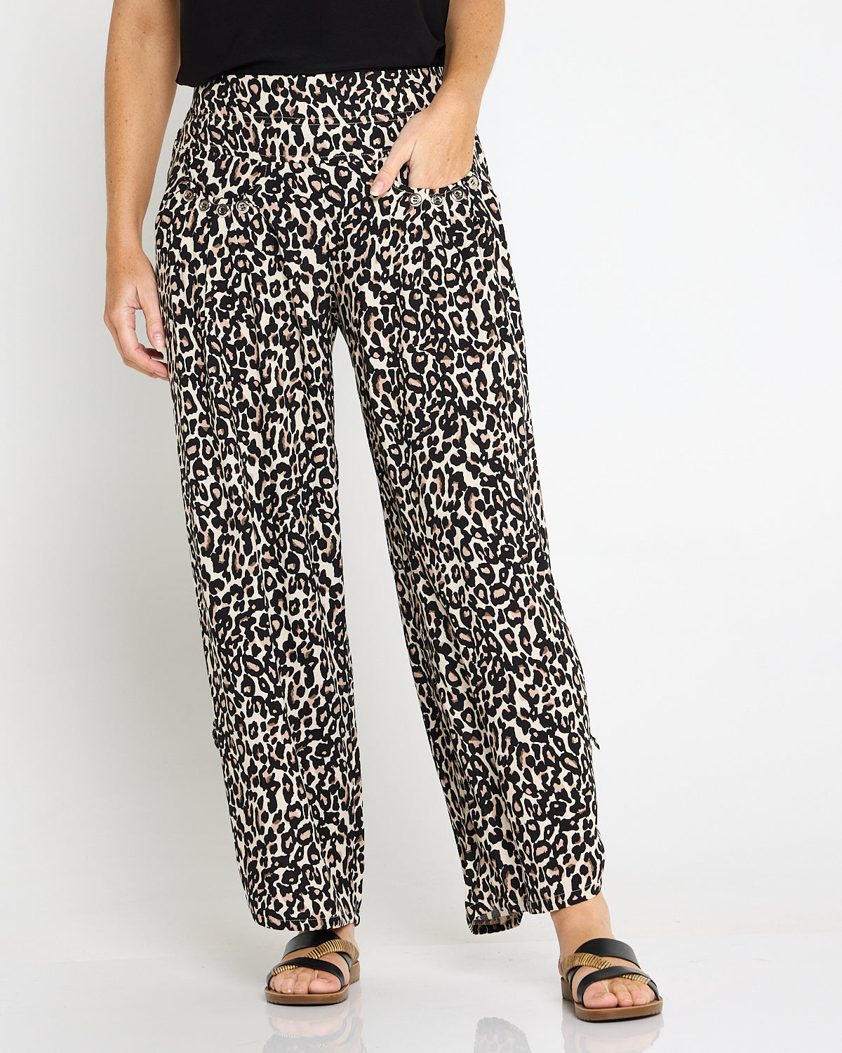 Cheyenne Pants - Leopard Print
