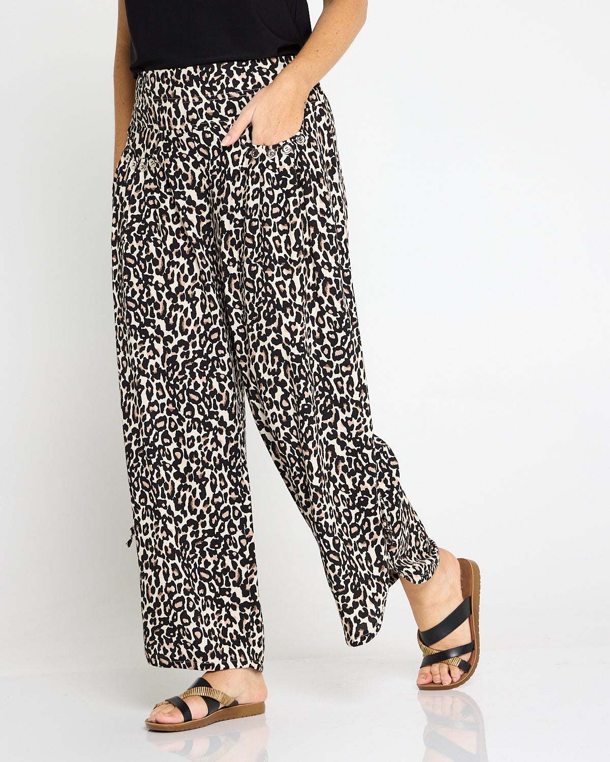 Cheyenne Pants - Leopard Print