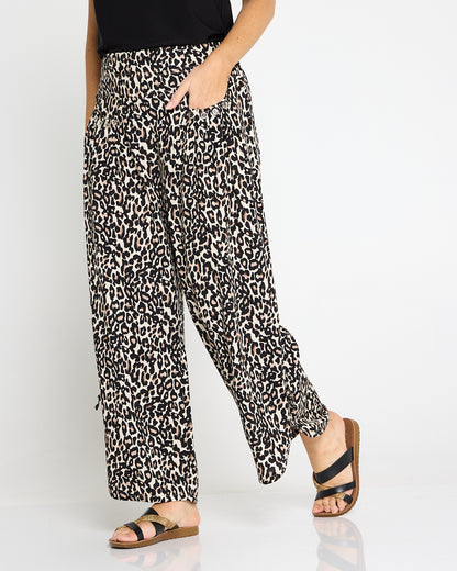 Cheyenne Pants - Leopard Print