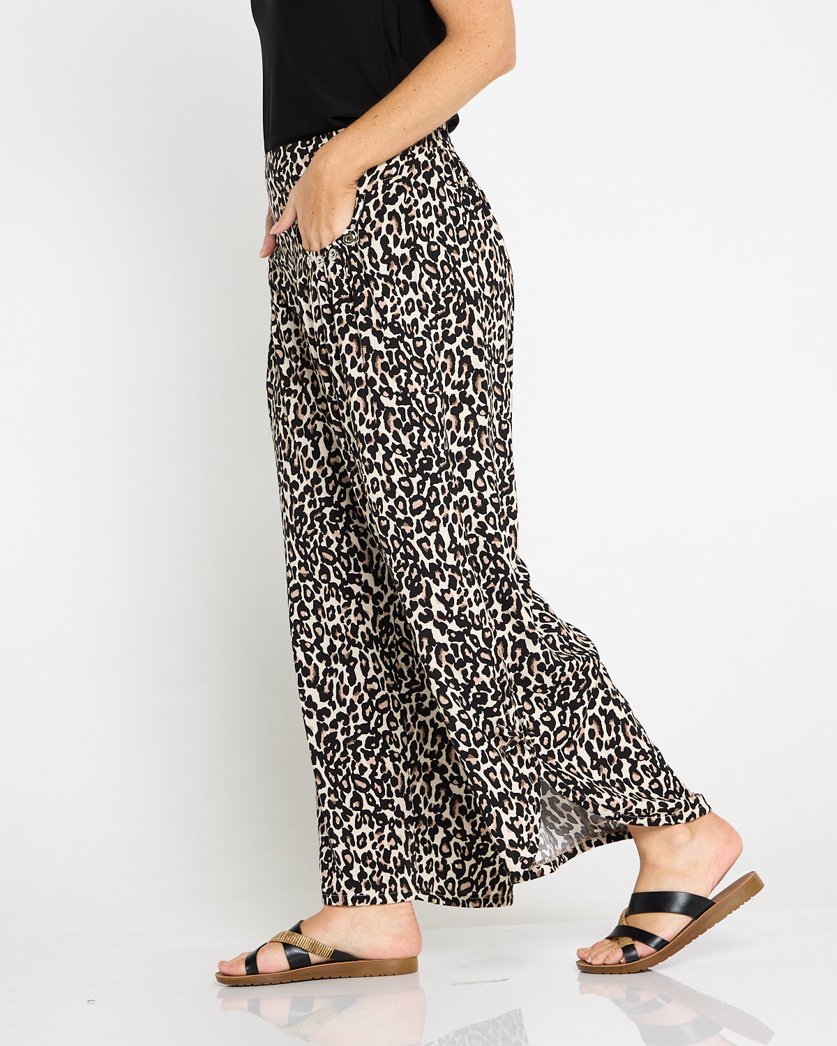 Cheyenne Pants - Leopard Print