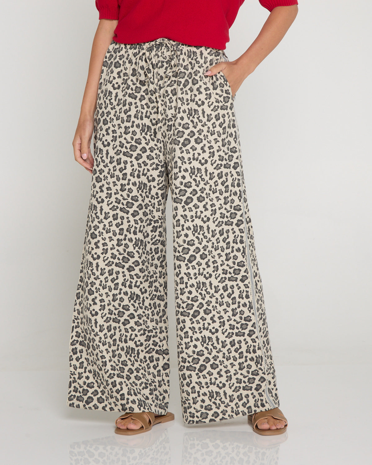 Marinda Pants - Leopard Print
