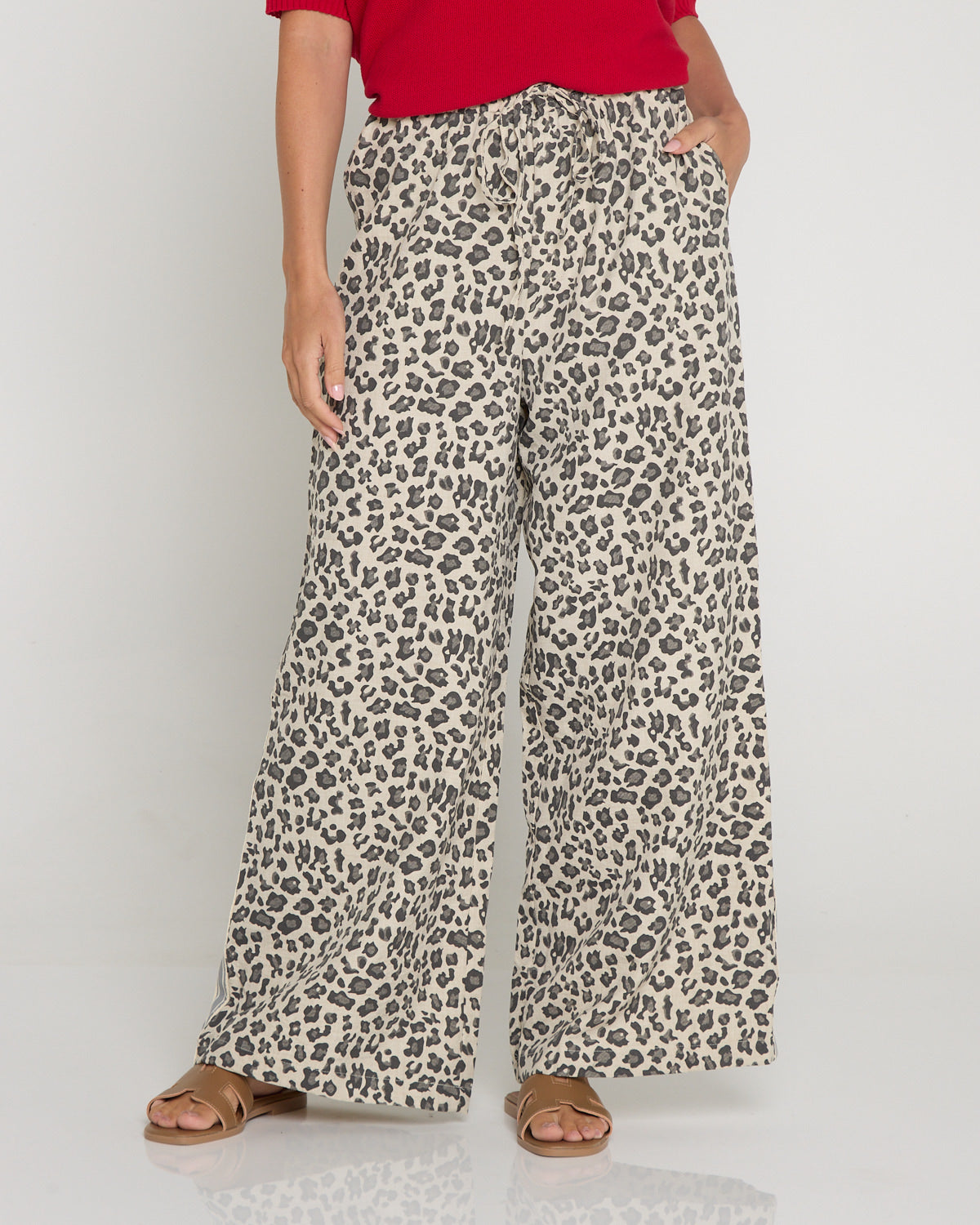 Marinda Pants - Leopard Print