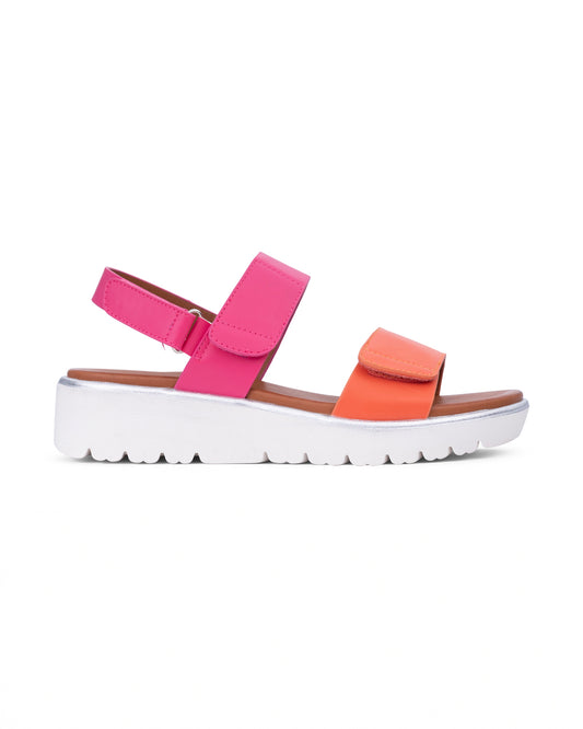 Arica Slide - Orange Fucshia