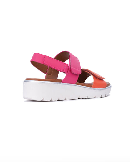 Arica Slide - Orange Fucshia