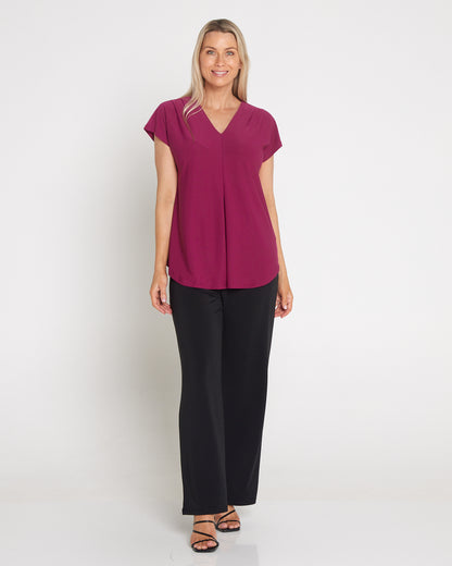 Ashlyn Top - Magenta