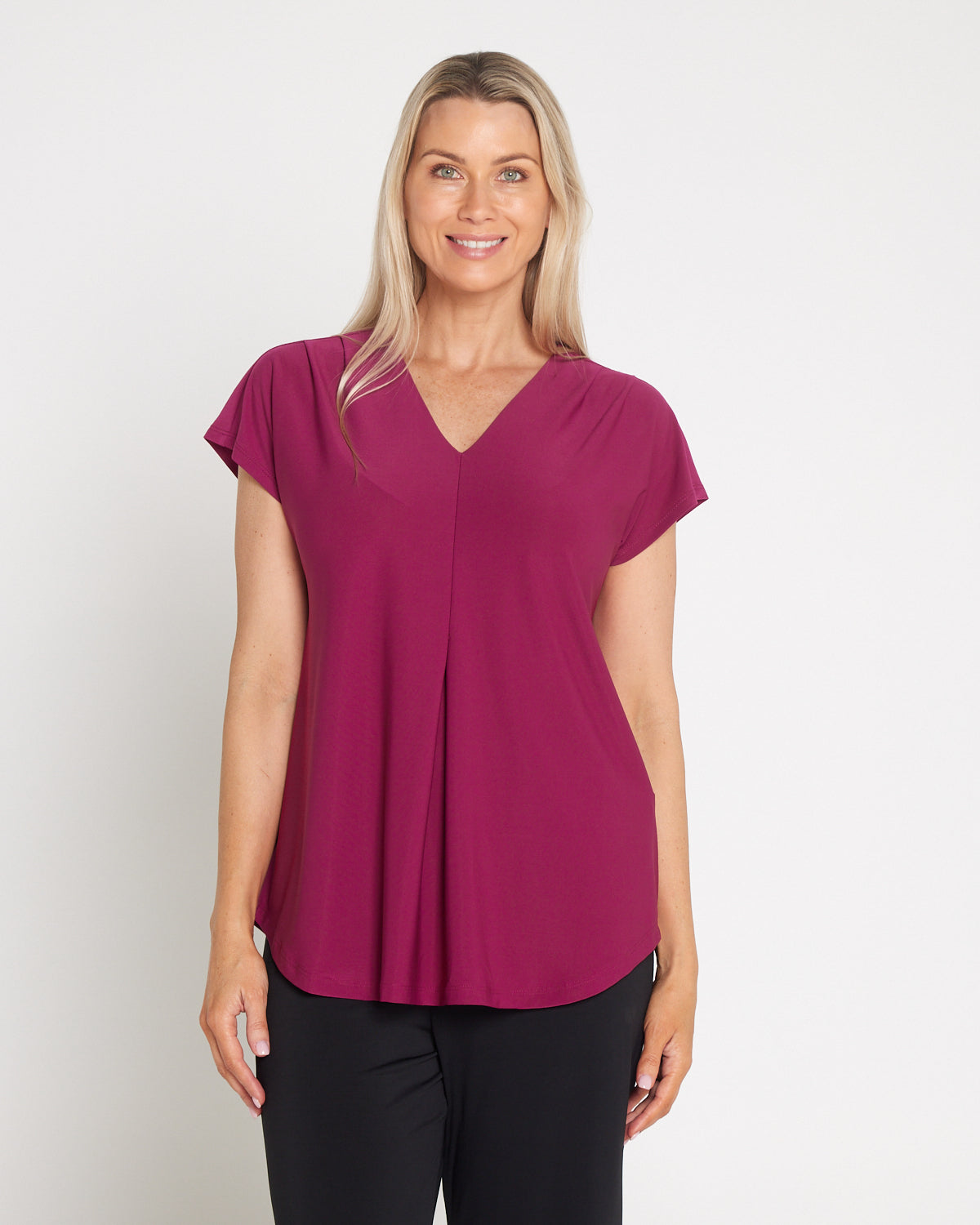 Ashlyn Top - Magenta