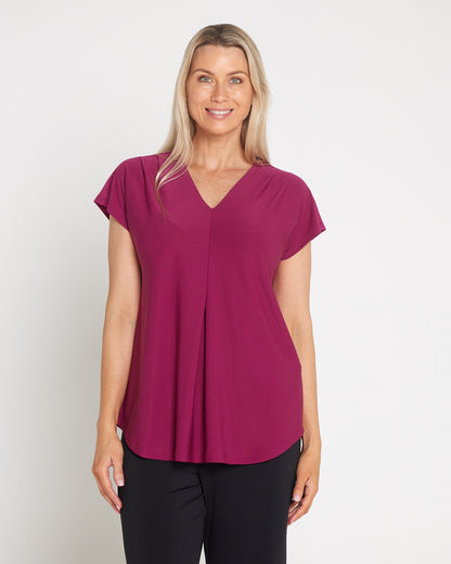 Ashlyn Top - Magenta