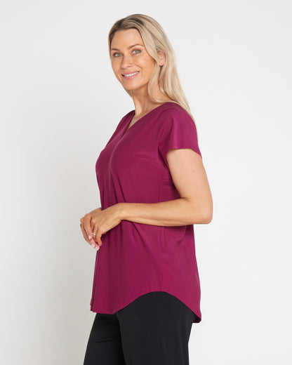 Ashlyn Top - Magenta