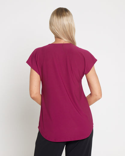 Ashlyn Top - Magenta