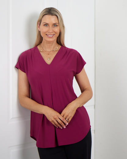 Ashlyn Top - Magenta