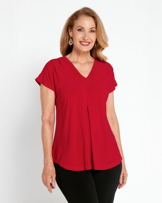 Ashlyn Top - Ruby Red