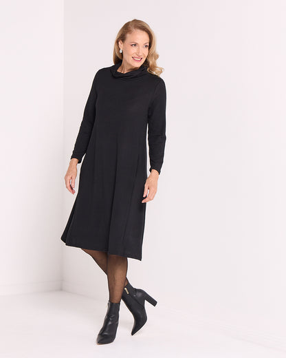 Astrid Tunic Dress - Black