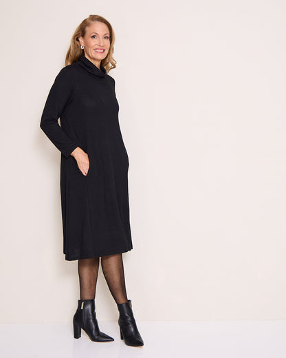 Astrid Tunic Dress - Black