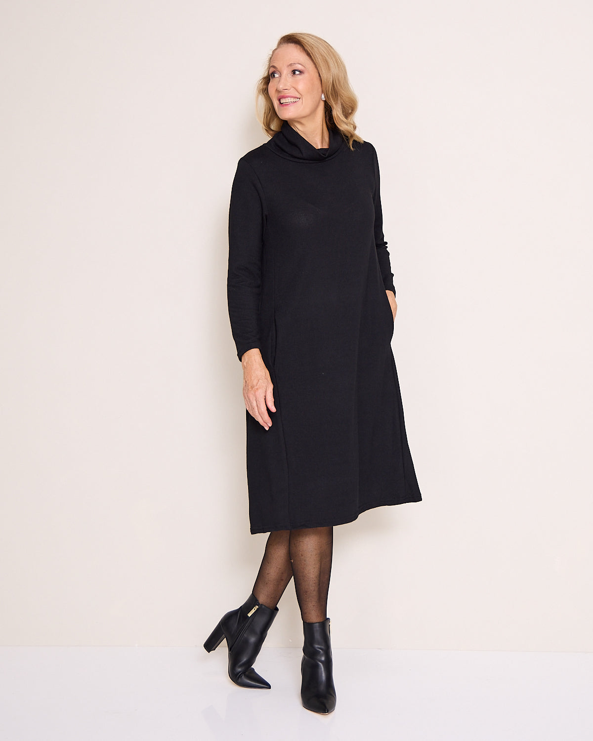 Astrid Tunic Dress - Black