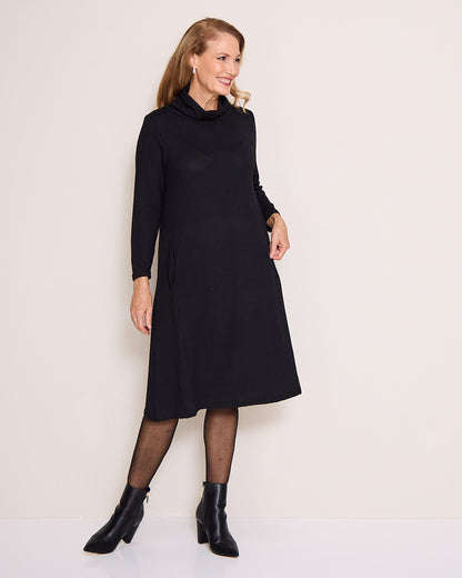 Astrid Tunic Dress - Black