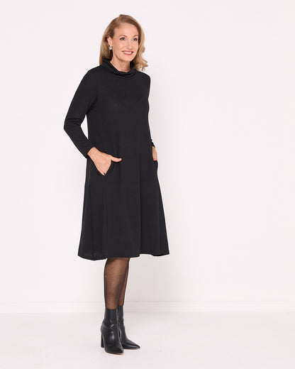 Astrid Tunic Dress - Black