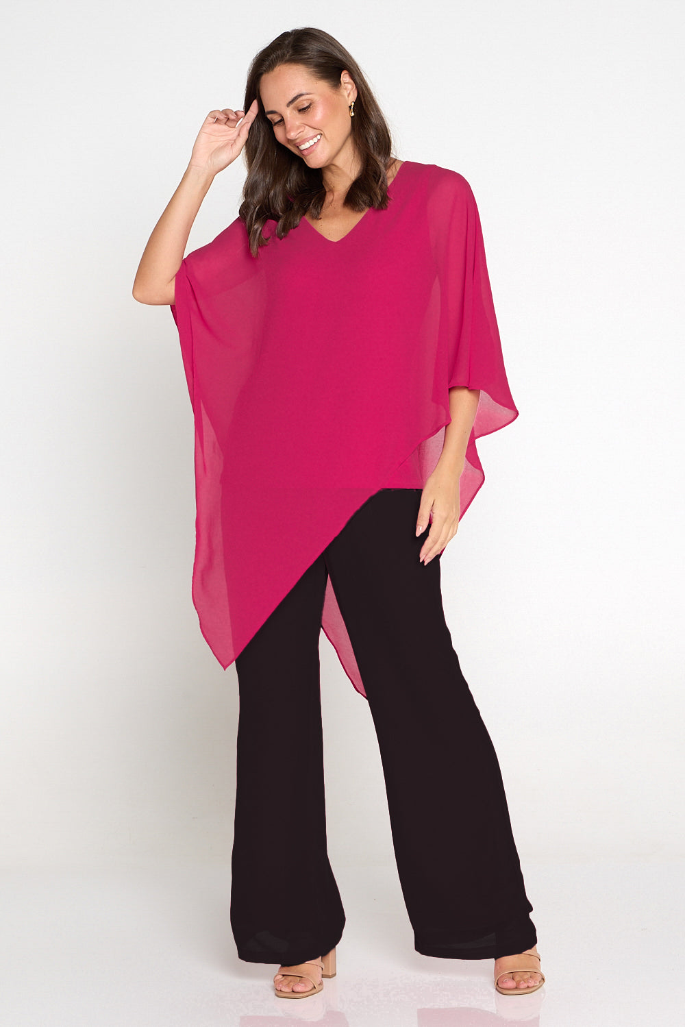 Aubriella Top - Raspberry