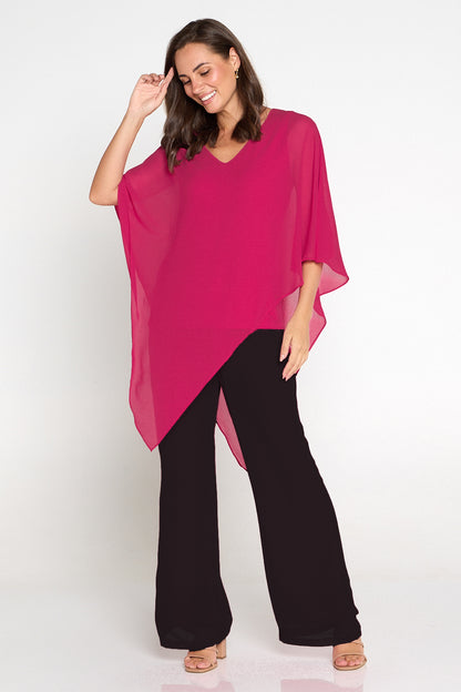 Aubriella Top - Raspberry