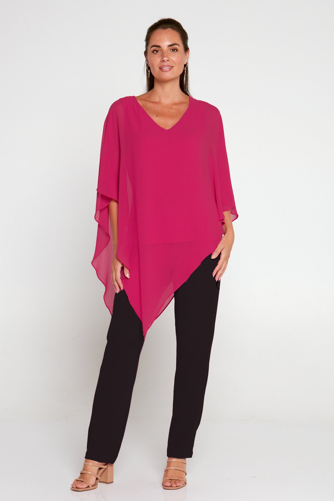 Aubriella Top - Raspberry
