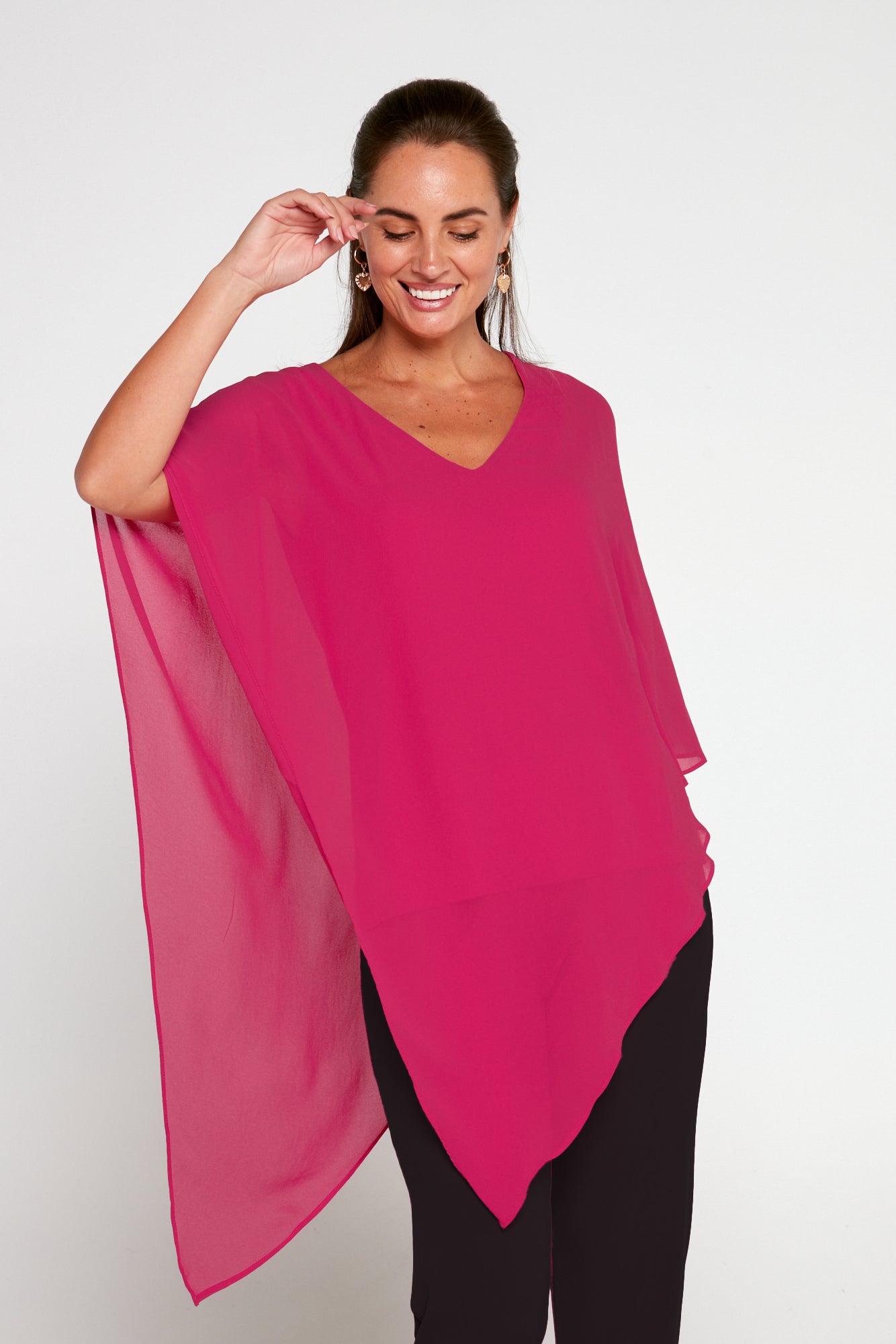 Aubriella Top - Raspberry