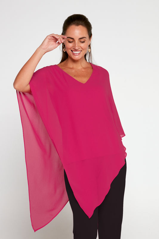 Aubriella Top - Raspberry