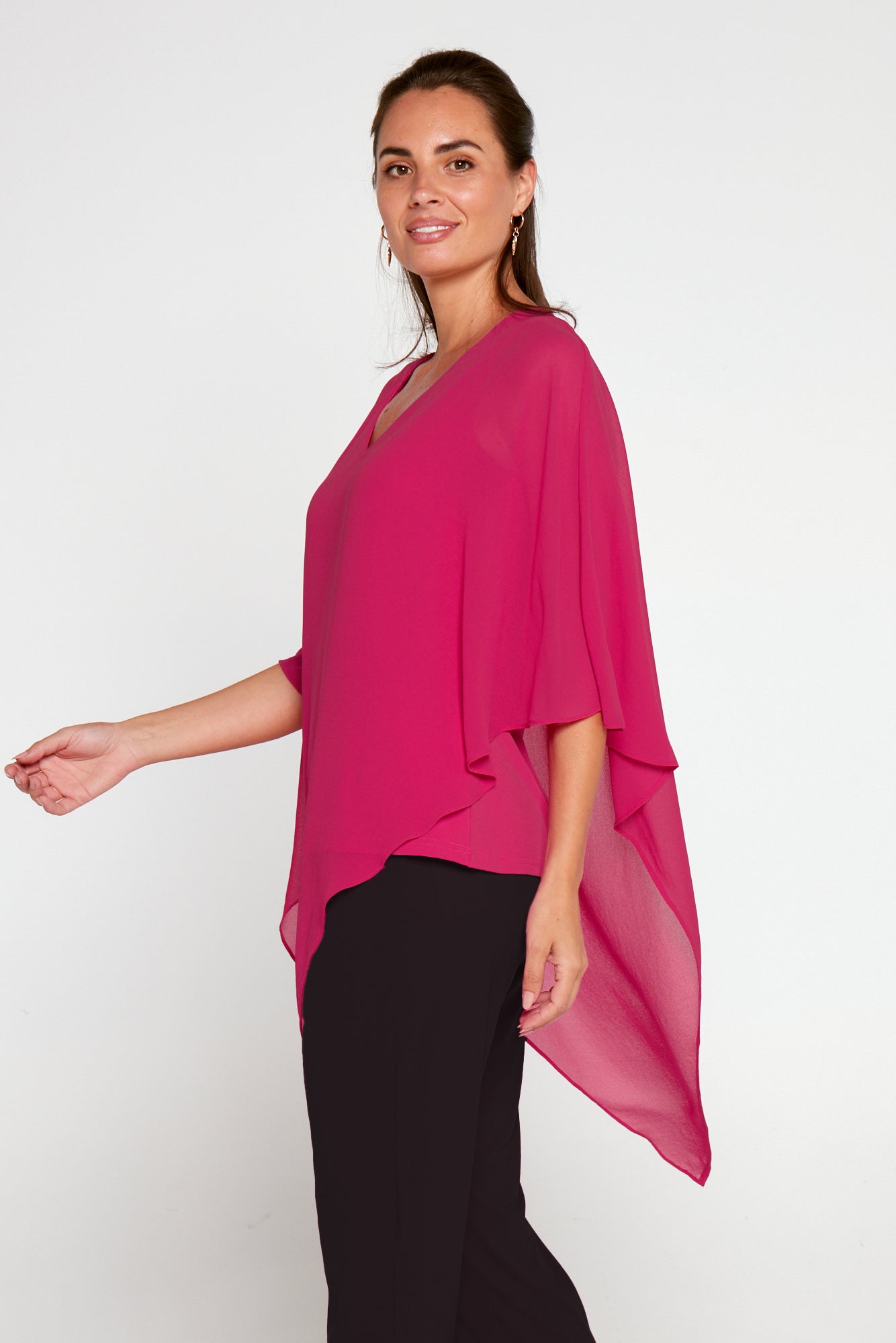 Aubriella Top - Raspberry