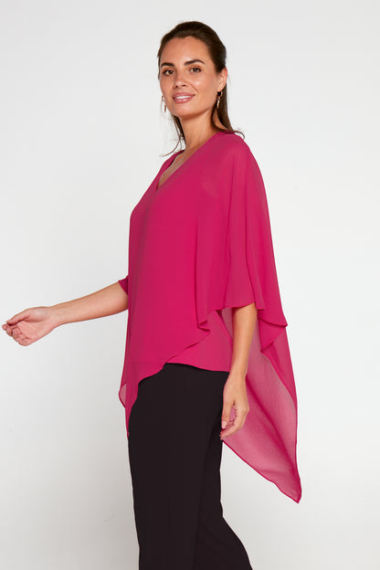 Aubriella Top - Raspberry