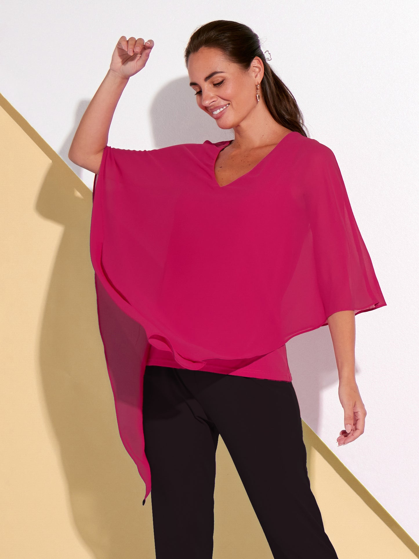 Aubriella Top - Raspberry