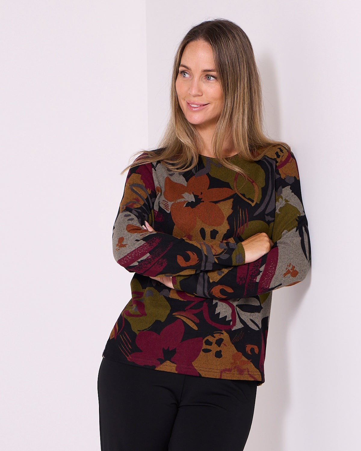 Lani Knit Top & Snood - Autumn Bloom