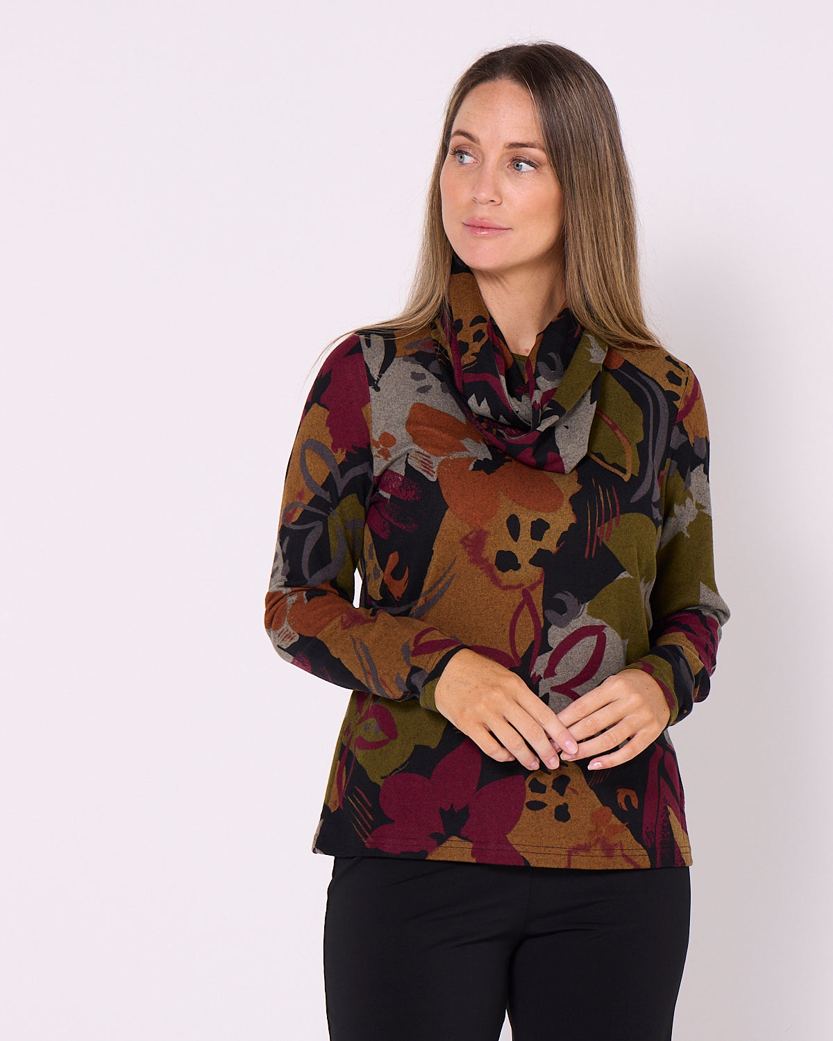 Lani Knit Top & Snood - Autumn Bloom