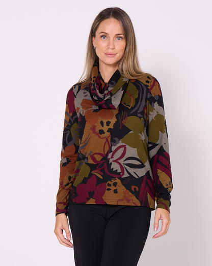Lani Knit Top & Snood - Autumn Bloom