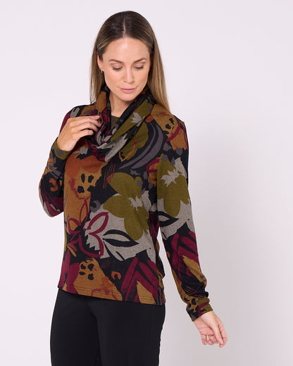 Lani Knit Top & Snood - Autumn Bloom