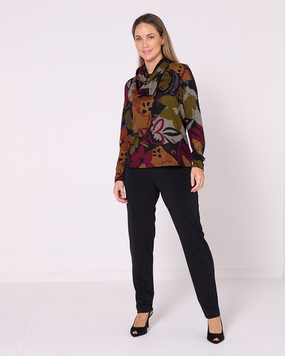 Lani Knit Top & Snood - Autumn Bloom