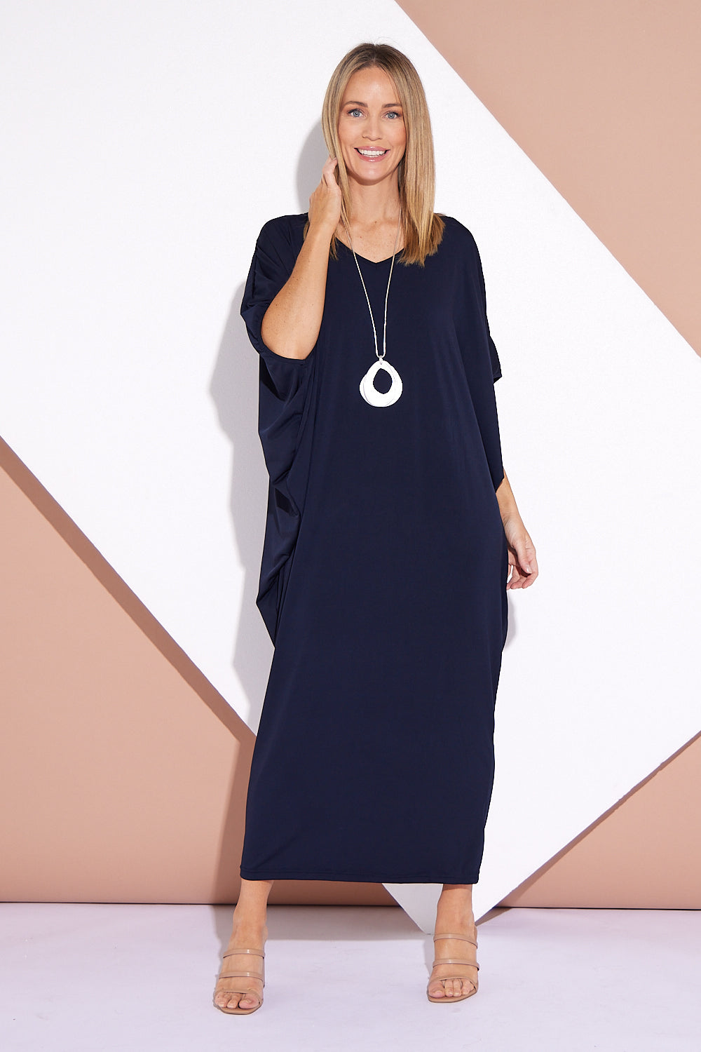 Significant Other Alma Long Sleeve Dress Sky