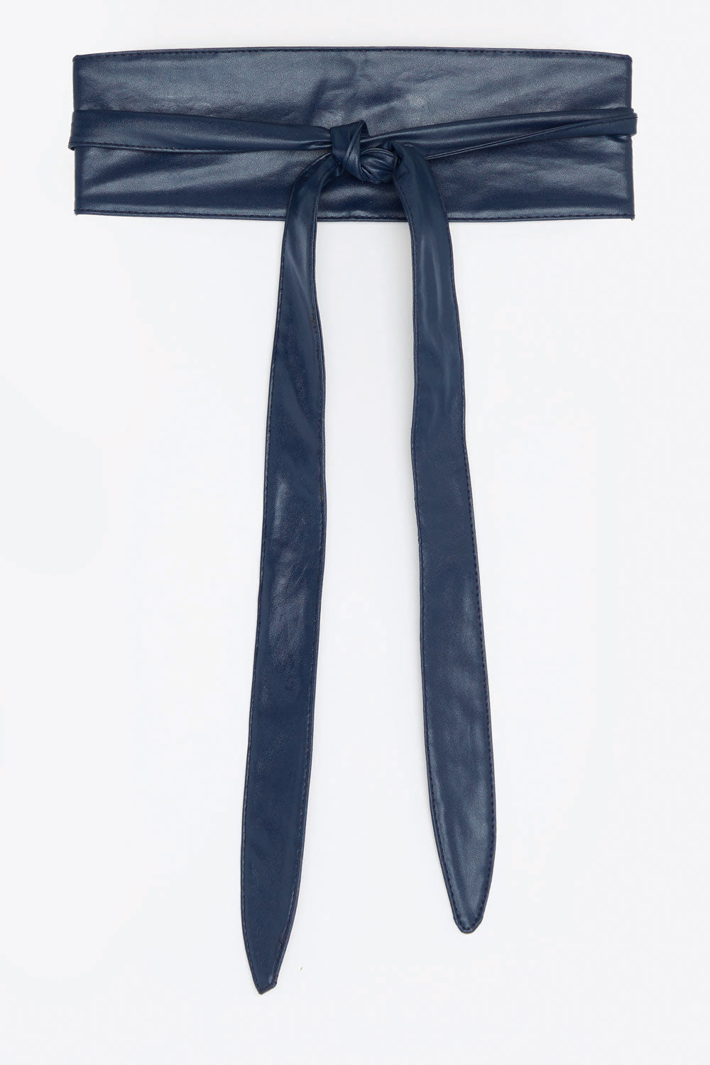 Navy hotsell satin belt