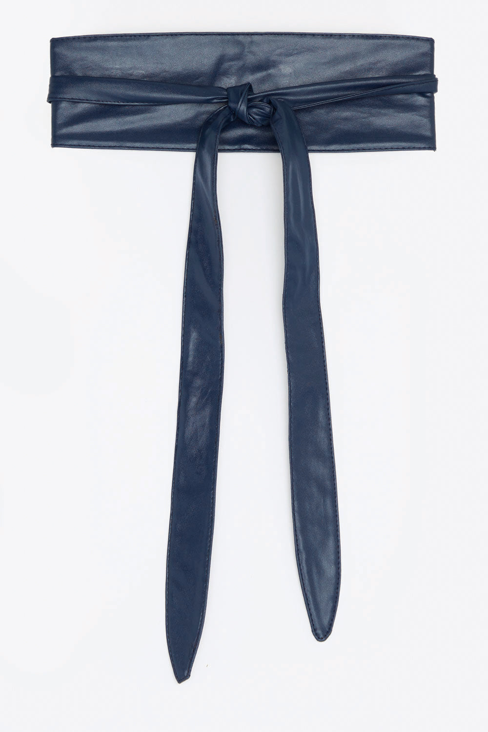 Wrap and Tie Belt - Navy