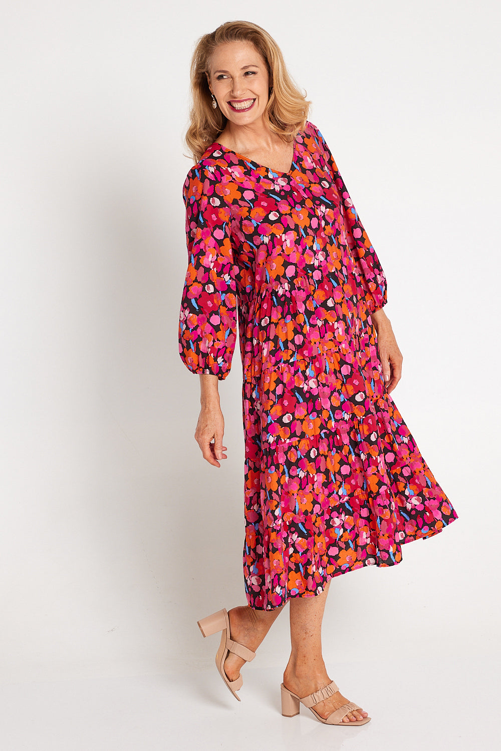 Janie Dress - Brushed Floral