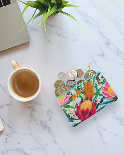 Bushland Botanical Coin Purse