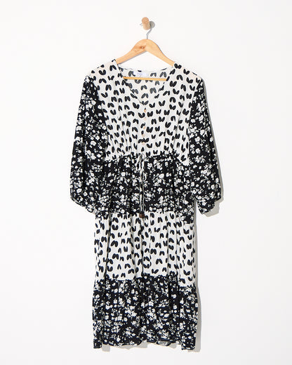 Take Two Dress - Mono Bloom