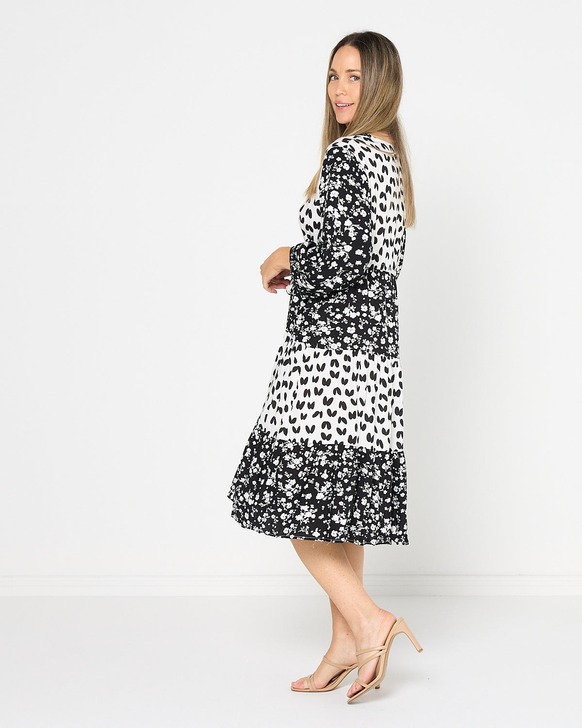 Take Two Dress - Mono Bloom