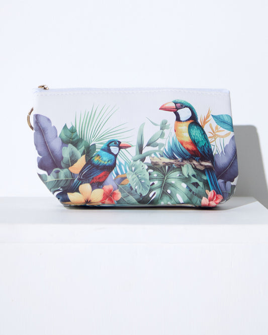 Marlo Cosmetic Bag - Tropical Birds