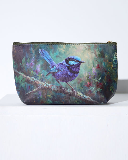 Marlo Cosmetic Bag - Blue Wren