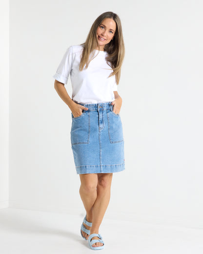 Atlas Skirt - Denim