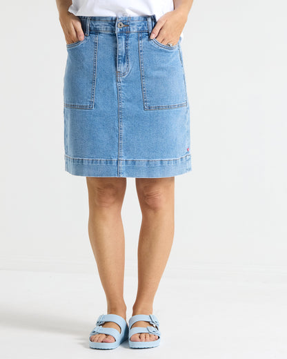 Atlas Skirt - Denim