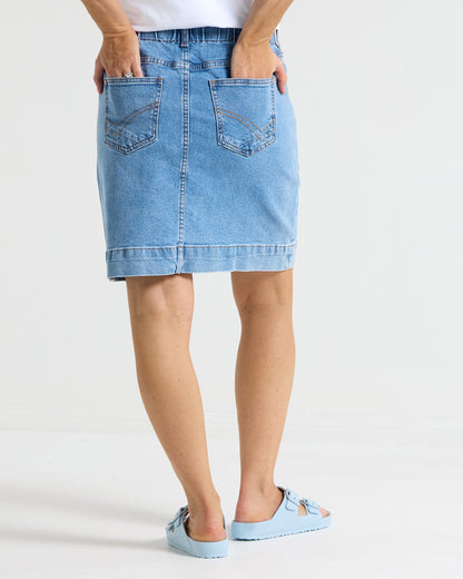 Atlas Skirt - Denim