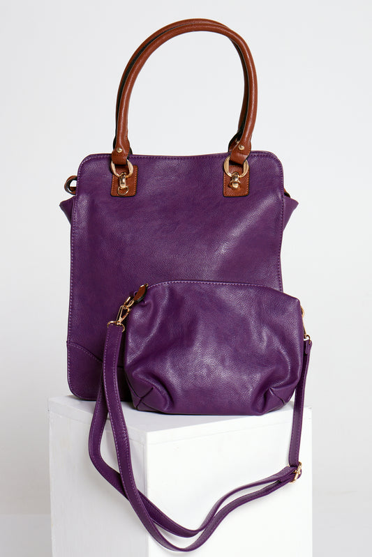 New York Tote Bag - Purple