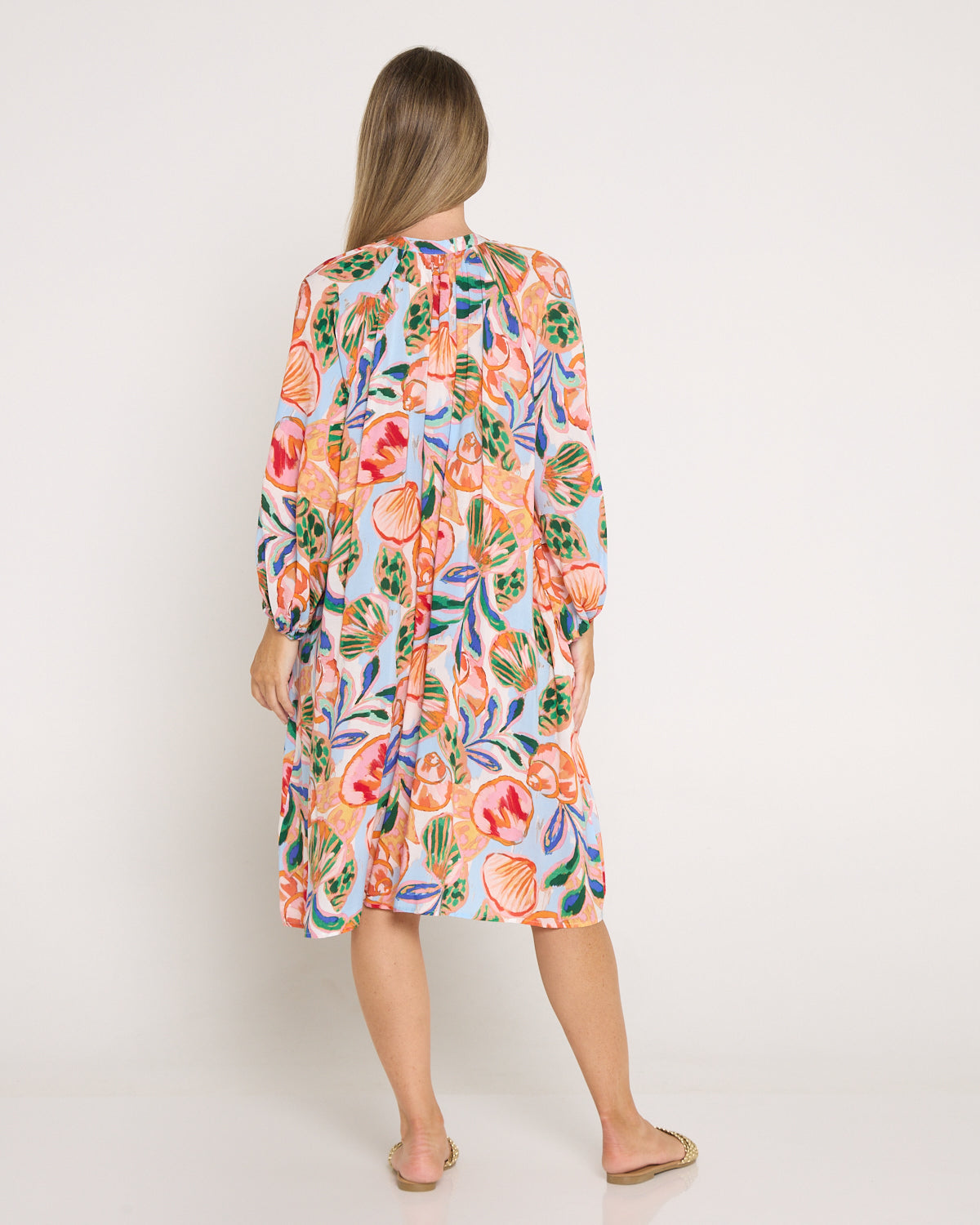 Baja Relaxed Dress - Tide