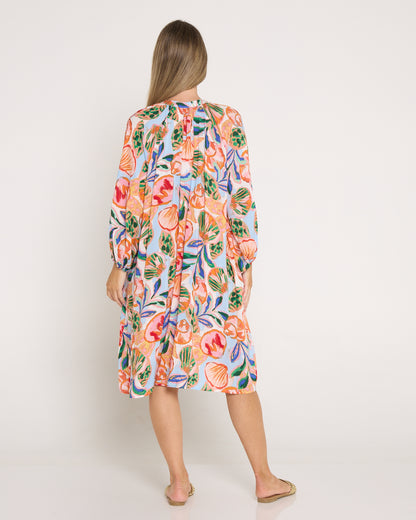 Baja Relaxed Dress - Tide
