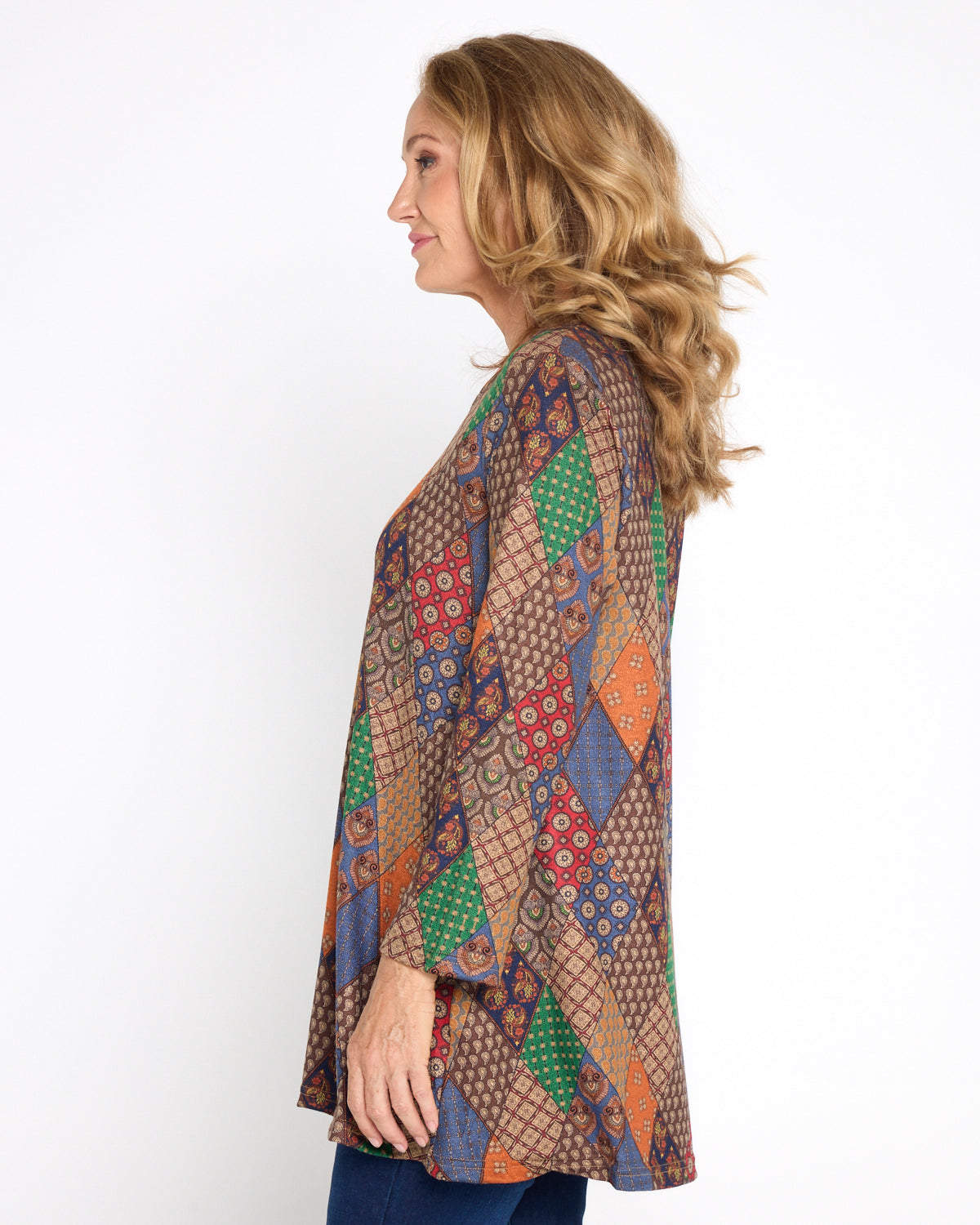 Barb Knit Top - Bohemian Tiles
