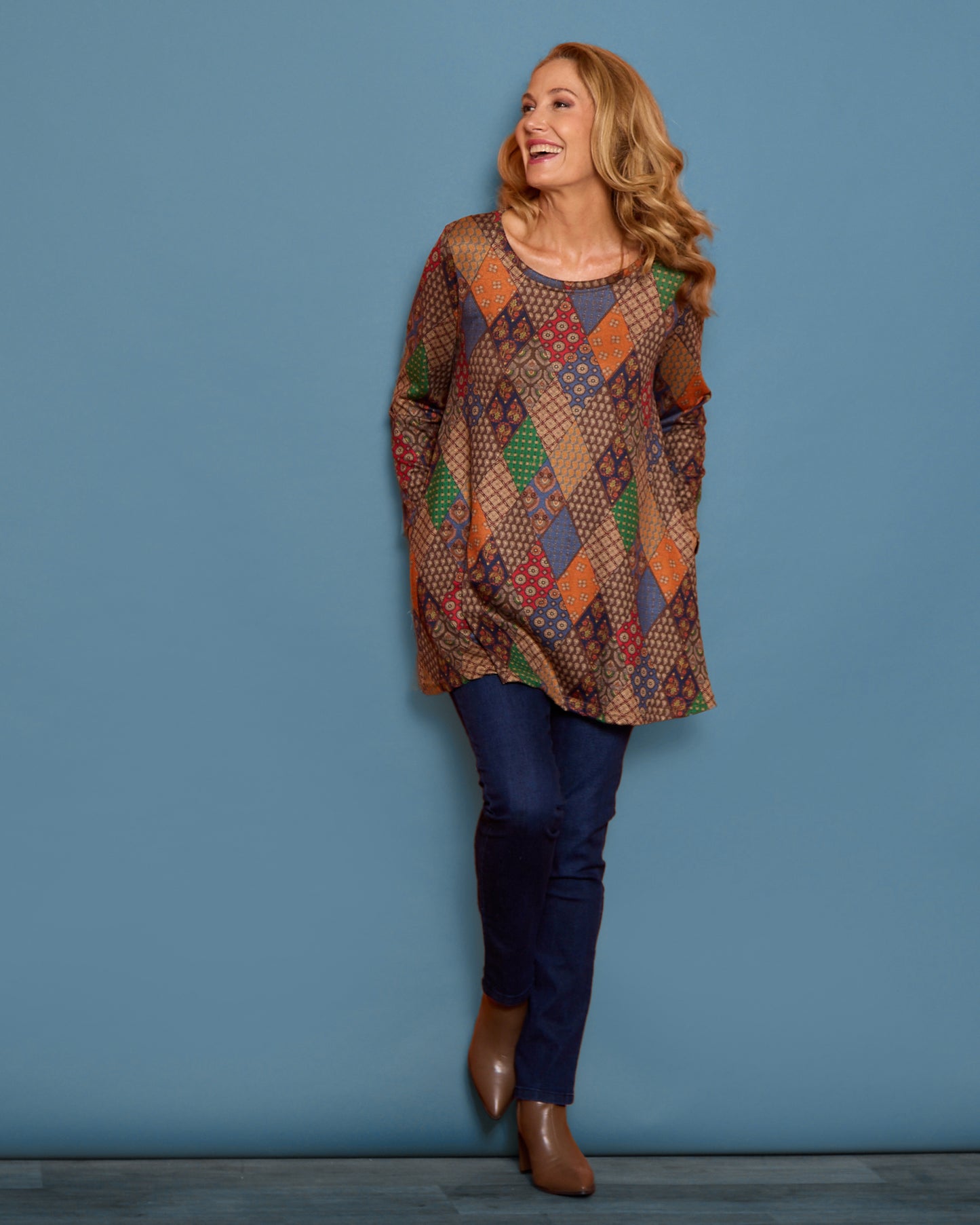 Barb Knit Top - Bohemian Tiles